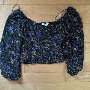 Floral Astr blouse brand new with tags
